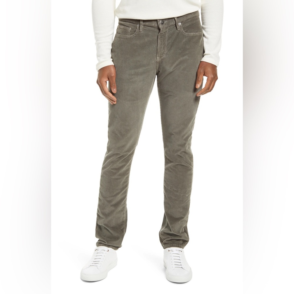 NWT Frame Denim L’homme Slim Corduroy Pants Lillypad 31